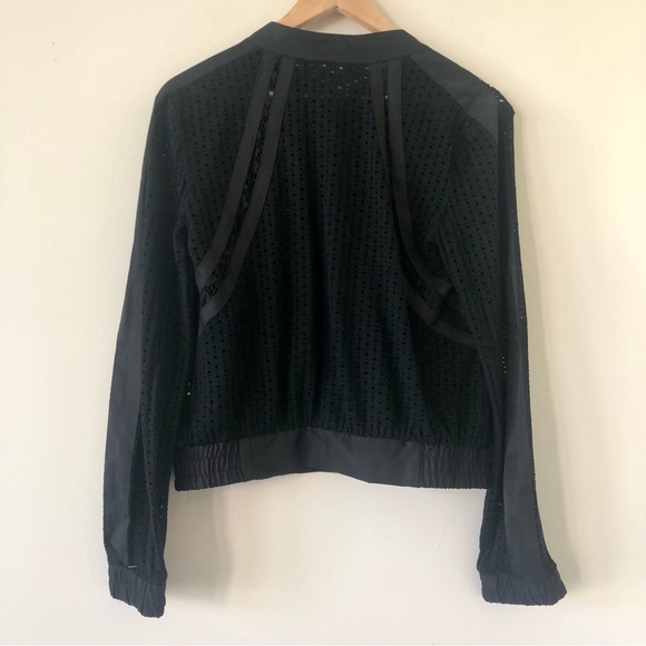 Nanette Lepore Eyelet and Lace Bomber Jacket Size M - Picture 8 of 8